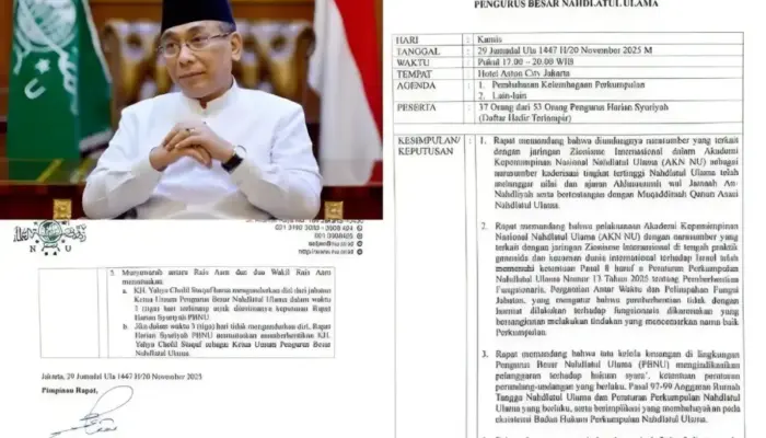 PBNU Memanas: Rais Aam Minta Gus Yahya Mundur, Tenggat 3 Hari Memicu Reaksi Publik