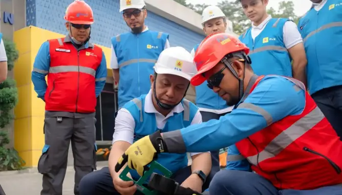 PLN Lampung Gelar Apel Siaga Hadapi Cuaca Ekstrem dan Bencana Hidrometeorologi