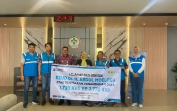 PLN Perkuat Pelayanan Publik, Tambah Daya Listrik RSUDAM Lampung Jadi 2.770 kVA 6 PLN Percepat Tambah Daya Listrik RSUDAM Lampung Demi Tingkatkan Layanan Publik