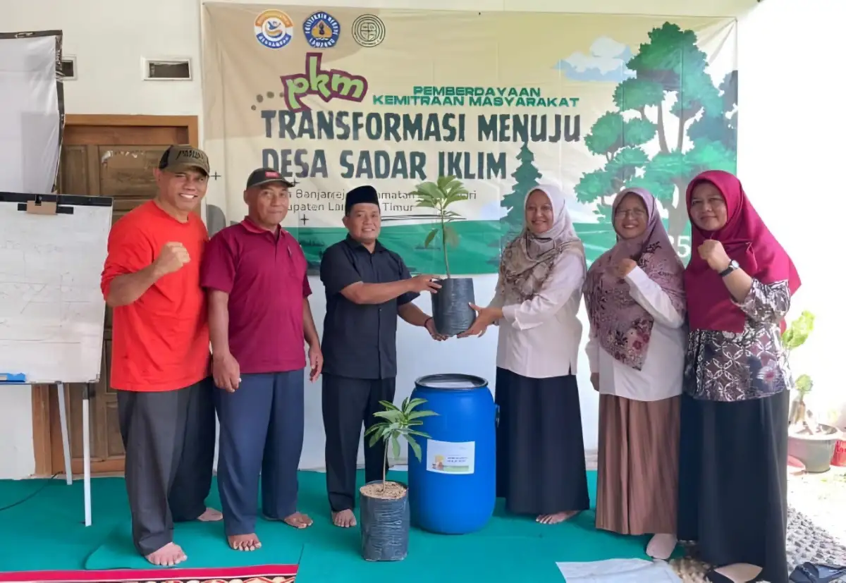 POLINELA Dorong Transformasi Desa Banjarrejo Jadi Desa Sadar Iklim untuk Wujudkan Ketahanan Pangan