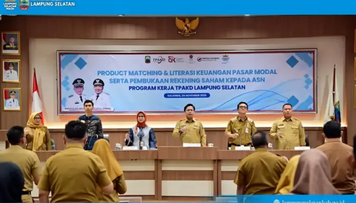 Pemkab Lampung Selatan Perkuat Literasi Keuangan ASN Lewat Sosialisasi Pasar Modal