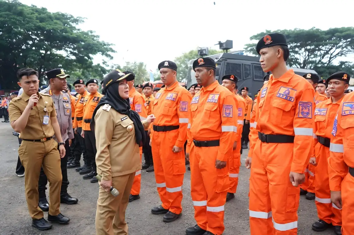 Pemkot Bandar Lampung Gelar Apel Siaga Hadapi Bencana Hidrometeorologi