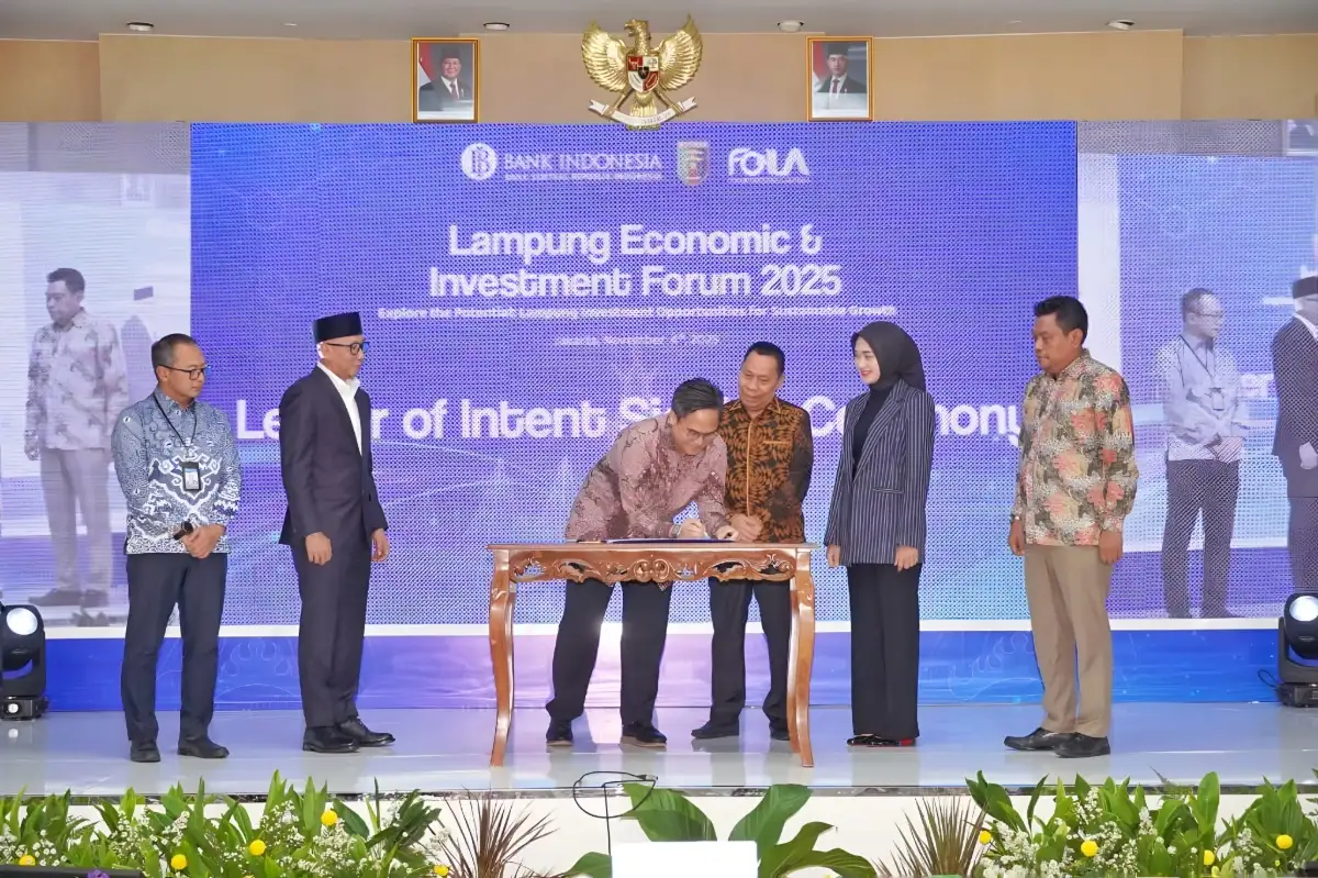 Pemprov Lampung Bukukan 15 Kesepakatan Investasi Baru di Ajang LEIF 2025