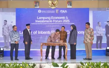 Pemprov Lampung Catat 15 Komitmen Investasi Strategis di Ajang LEIF 2025, Bukti Meningkatnya Kepercayaan Investor Asing 6 Pemprov Lampung Raih 15 Letter of Intent Investasi Proyek Strategis di Ajang LEIF 2025