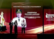 Pemprov Lampung Raih Penghargaan di Indonesia Kita Awards Berkat Keberhasilan Wujudkan Kemandirian Pangan