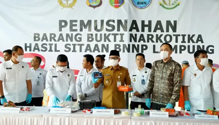 Pemprov Lampung Tegaskan Dukungan Penuh Perangi Peredaran Narkotika, Fokus Lindungi Generasi Muda