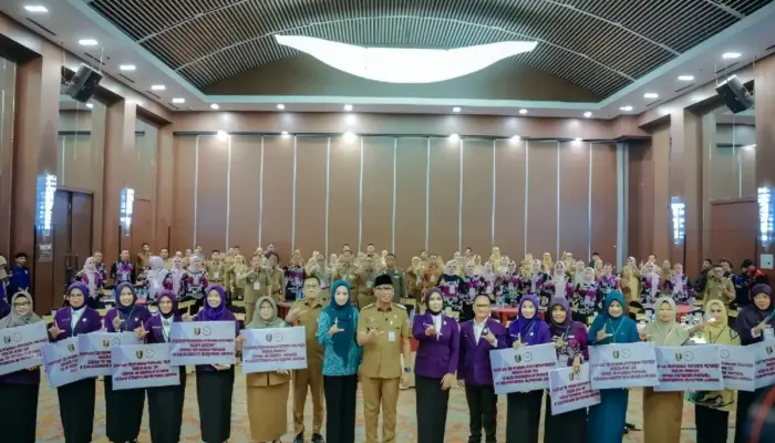 Pemprov Lampung Tegaskan Komitmen Pemerataan Layanan Dasar Lewat Penguatan Posyandu 6 SPM