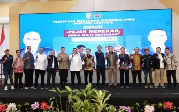 Pemprov Lampung Dorong Dialog Pajak Media untuk Jaga Keberlanjutan Industri Pers 3 Pemprov Lampung Tekankan Pentingnya Keringanan Pajak bagi Media pada Diskusi Publik PWI