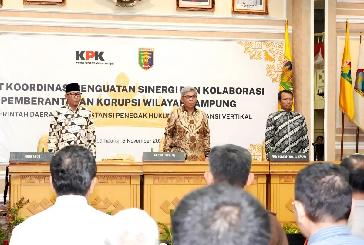 Pemprov Lampung dan KPK Sepakat Perkuat Sinergi Cegah Korupsi demi Pemerintahan yang Bersih dan Transparan