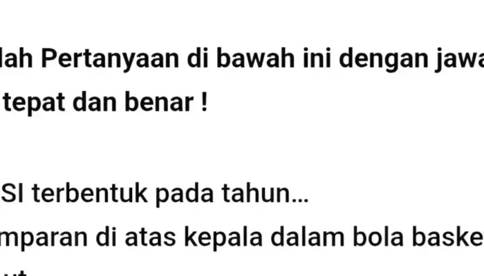 Persiapan SAS Kelas 6: Latihan Soal PJOK Semester 1 Lengkap dengan Kunci Jawaban