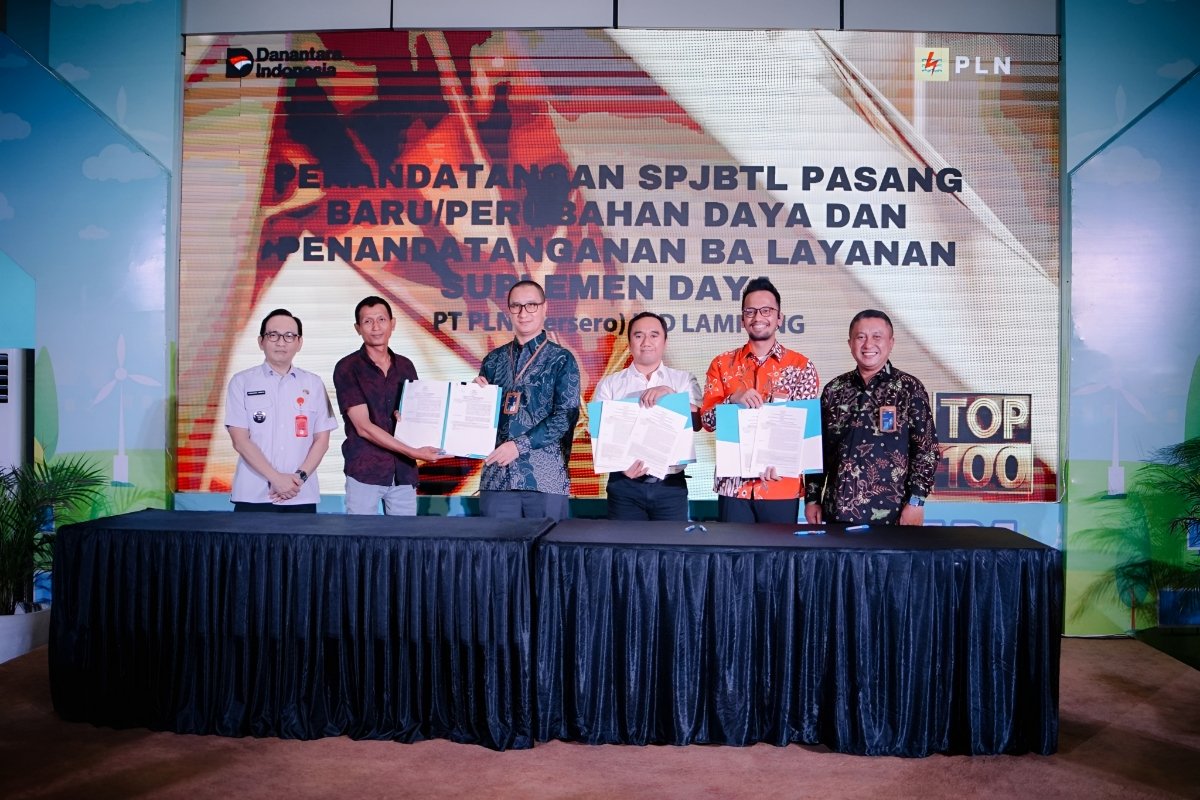 PLN Genjot Pertumbuhan Ekonomi Lampung Lewat Program TOP 100 Premier Customer Engagement