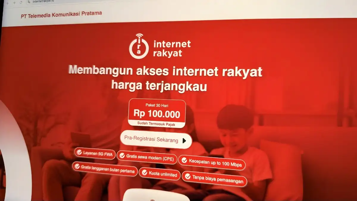 Program Internet Rakyat Hadir: 100 Mbps Hanya Rp100 Ribu, Begini Cara Daftarnya