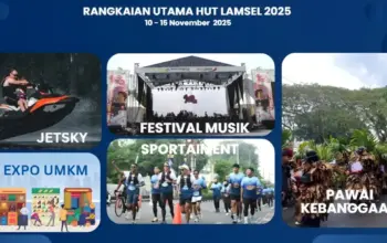 Meriahkan HUT ke-69, Pemkab Lampung Selatan Gelar Lamsel Fest 2025 dengan Tema “The Crown of Krakatoa” 5 Rayakan HUT ke-69, Pemkab Lampung Selatan Siapkan Lamsel Fest 2025 dengan Beragam Acara Menarik