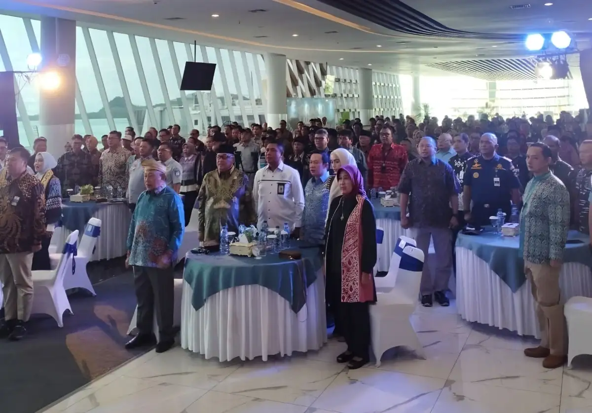 Rektor Unila Hadiri Peresmian KMP Dalom 1, Kapal Perdana Milik Pemprov Lampung