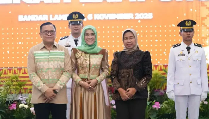 Rektor Unila Hadiri Silaturahmi Pisah Sambut Kapolda Lampung