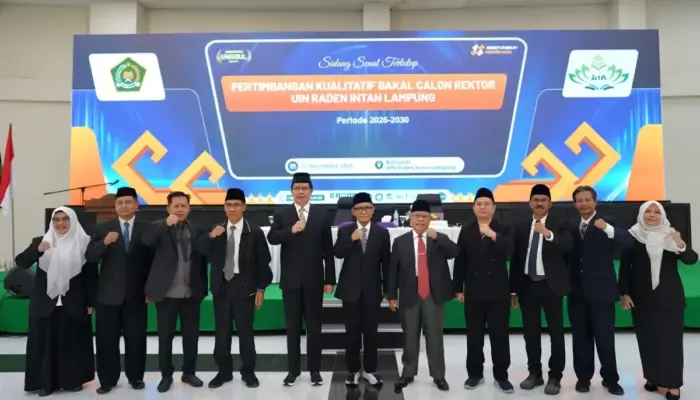 Senat UIN Raden Intan Lampung Gelar Sidang Tertutup untuk Beri Pertimbangan Kualitatif 9 Bakal Calon Rektor