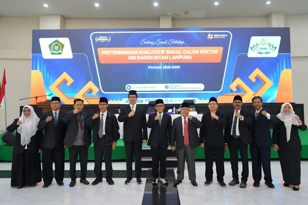 Satu Kandidat Mengundurkan Diri, Senat Beri Pertimbangan Kualitatif kepada 9 Bakal Calon Rektor UIN Raden Intan Lampung