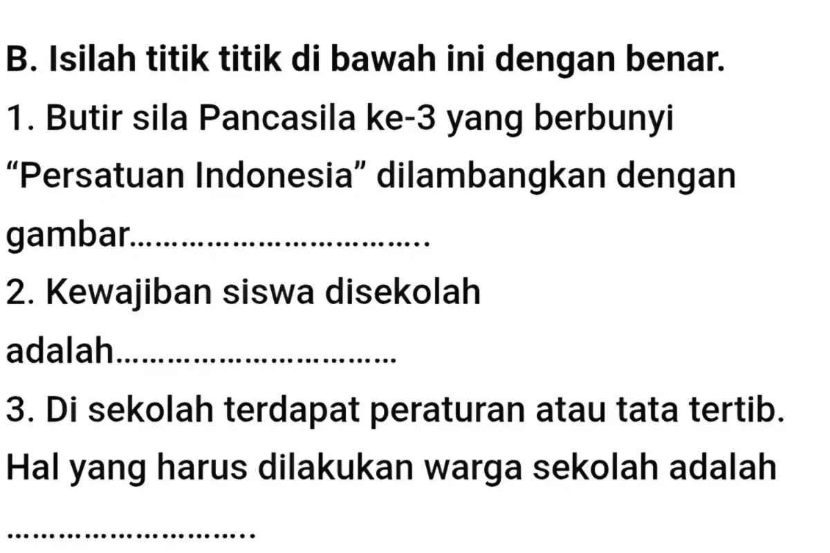 Segera Unduh! Soal Latihan SAS PPKn Kelas 3 Semester 1 Kurikulum Merdeka Lengkap dengan Kunci Jawaban