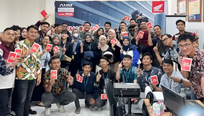 TDM Lampung Edukasi Karyawan Mandiri Utama Finance Soal Keselamatan Berkendara