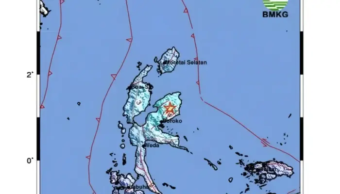 Gempa M 5,2 Guncang Halmahera Timur, Getaran Terasa Hingga Tobelo