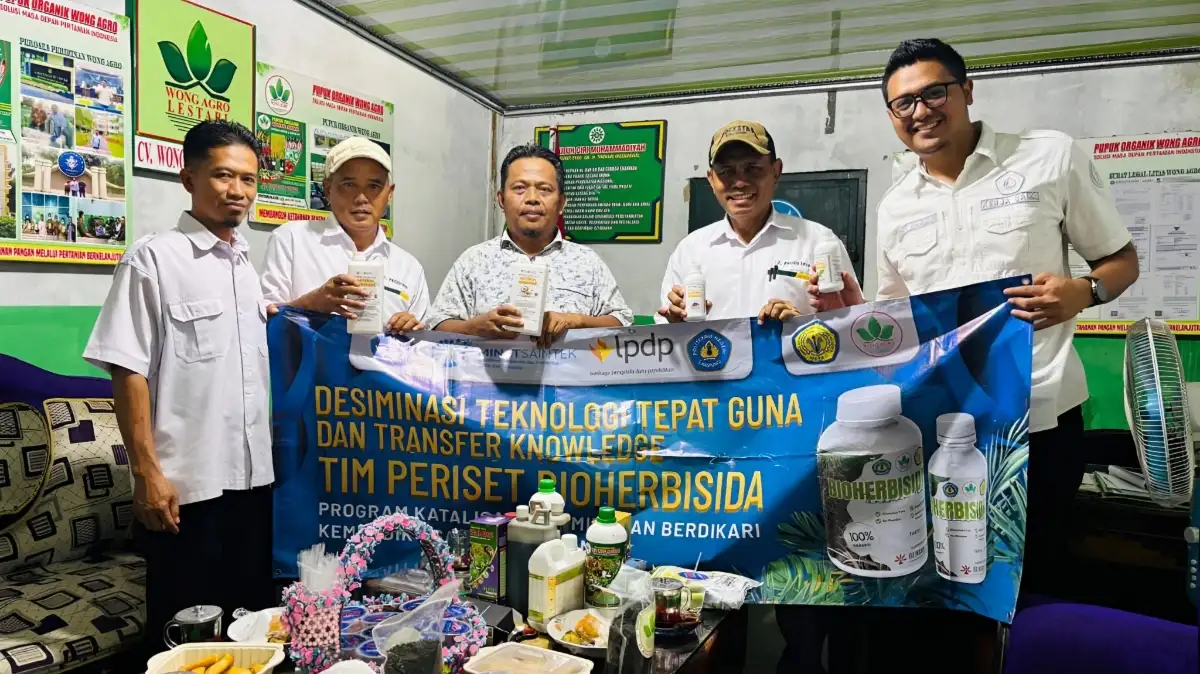 Tim Riset Polinela Kembangkan Hilirisasi Herbisida Ramah Lingkungan untuk Industri dan Dunia Pendidikan