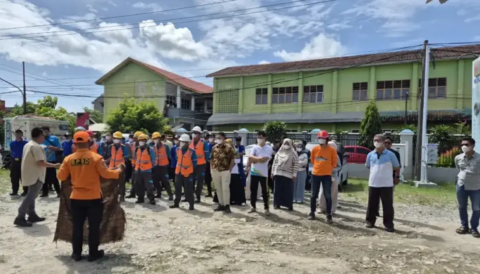 PLN UP3 Pringsewu Gelar Simulasi Tanggap Darurat, Perkuat Budaya K3 dan Kesiapsiagaan Personel