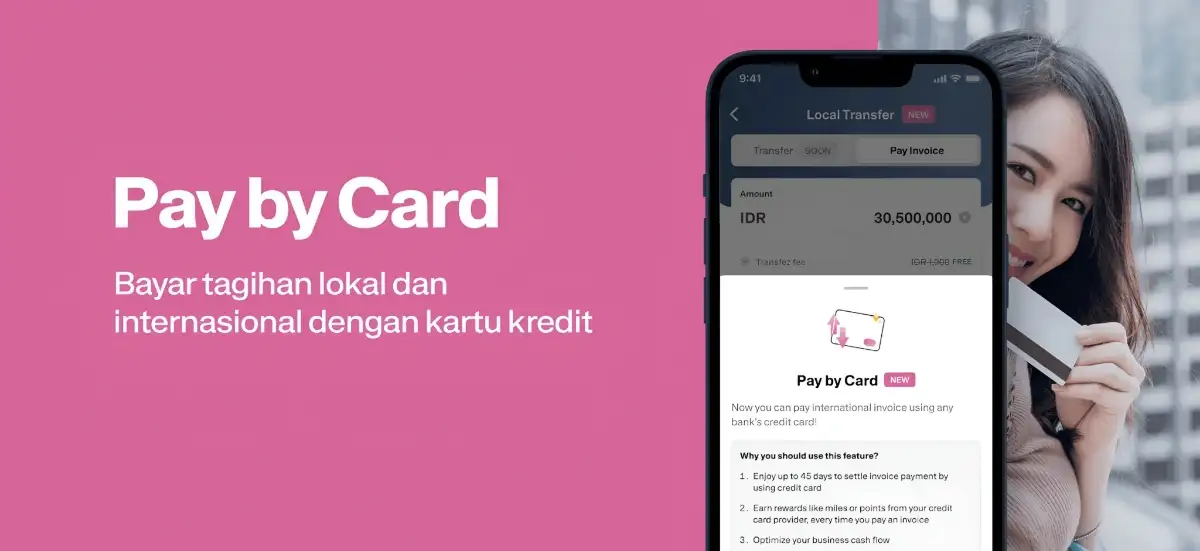 Transfez Permudah Bayar Tagihan Luar Negeri dengan Fitur Pay by Card