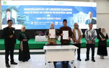 UIN Raden Intan Lampung dan TSU Rusia Sepakati Pembentukan Laboratorium Riset Halal Bersama 6 UIN Raden Intan Lampung dan TSU Rusia Kolaborasi Kembangkan Riset Halal Berstandar Global
