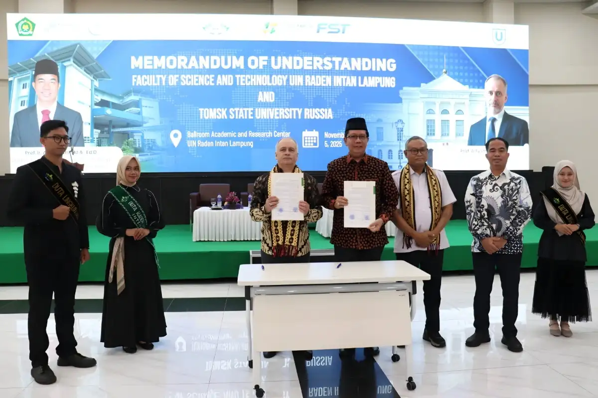UIN Raden Intan Lampung dan TSU Rusia Kolaborasi Kembangkan Riset Halal Berstandar Global