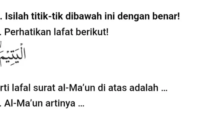 Siapkan SAS PAI BP Kelas 5 Semester 1 Kurikulum Merdeka, Soal Latihan Lengkap dengan Kunci Jawaban