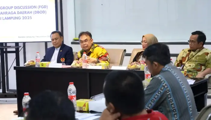 Unila, KONI, dan Pemprov Lampung Rumuskan Desain Besar Olahraga Daerah Berbasis Kolaborasi Multihelix