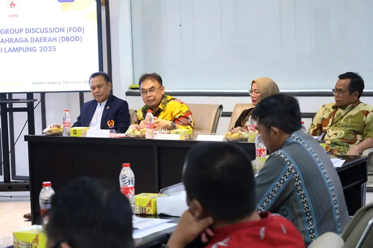 Unila, Dispora, dan KONI Lampung Bersinergi Terapkan Konsep Multihelix untuk Desain Besar Olahraga Daerah