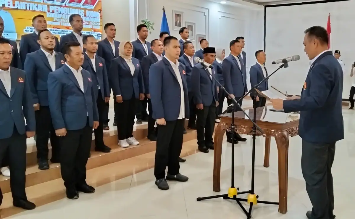 Usai Dilantik, Pengurus KONI Pesawaran Diminta Prioritaskan Pembinaan dan Regenerasi Atlet Muda