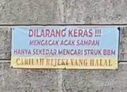 Viral Spanduk SPBU: “Jangan Ngacak Sampah Cari Struk BBM”, Warganet Ramai Sindir Budaya Markup