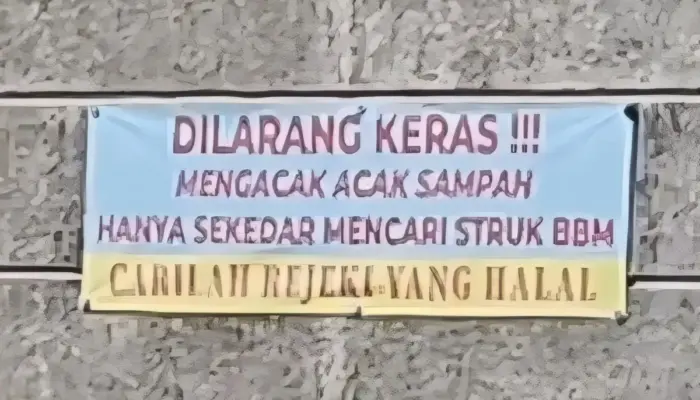 Heboh Spanduk Larangan Cari Struk BBM di SPBU Jakarta Barat, Netizen Ramai Sindir Budaya Markup