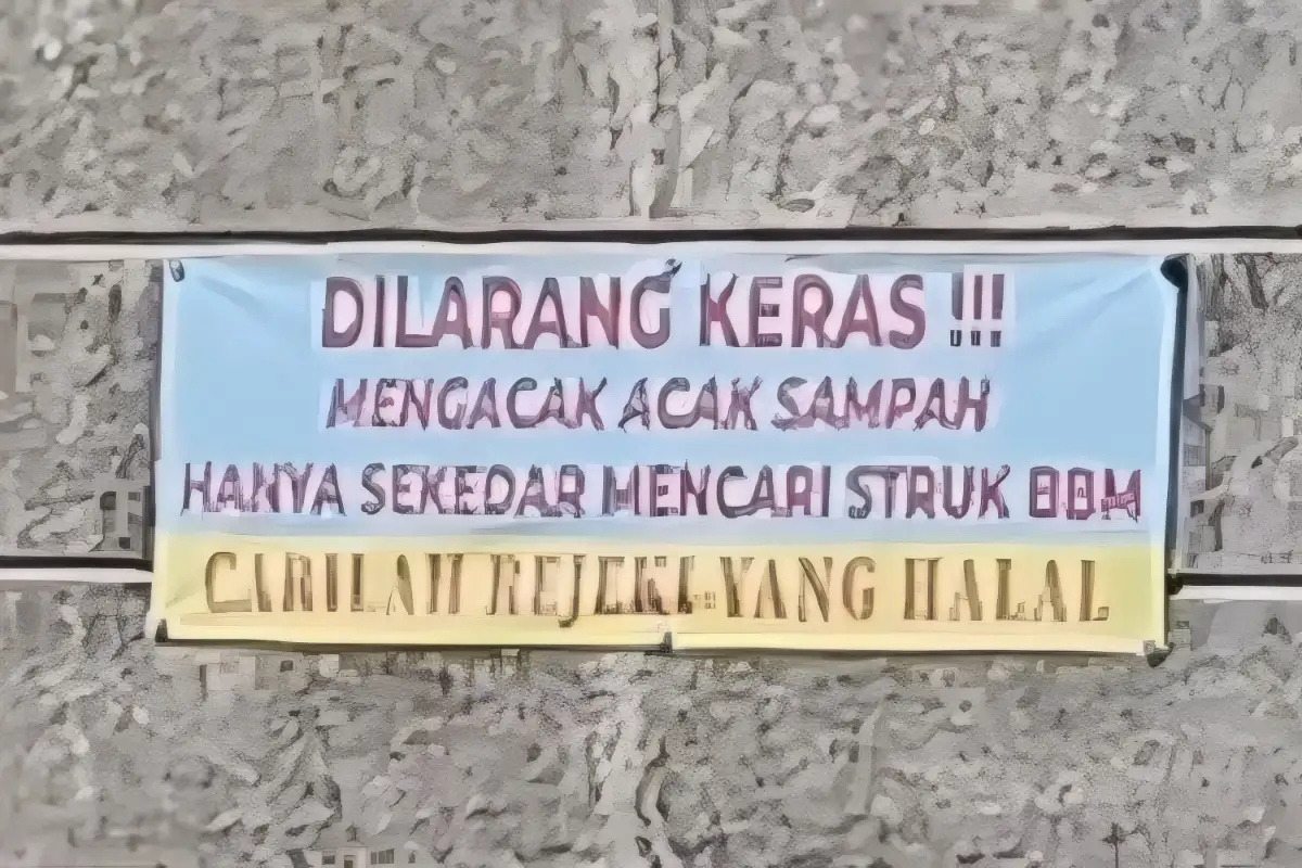 Viral Spanduk SPBU: “Jangan Ngacak Sampah Cari Struk BBM”, Warganet Ramai Sindir Budaya Markup