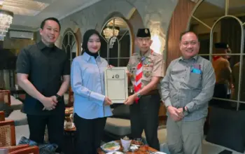 Wagub Jihan Bahas Penguatan Pembinaan Pramuka Lampung Saat Bertemu Sekjen Kwarnas