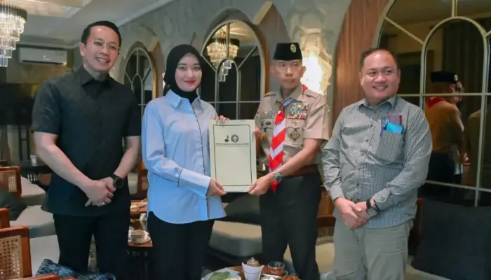 Wagub Jihan Perkuat Sinergi Pembinaan Pramuka Lampung Lewat Audiensi dengan Sekjen Kwarnas