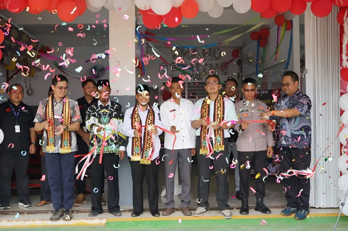 AHM Resmi Jadikan SMK Maarif Purbolinggo Posko AHASS TEFA Pertama di Lampung Timur