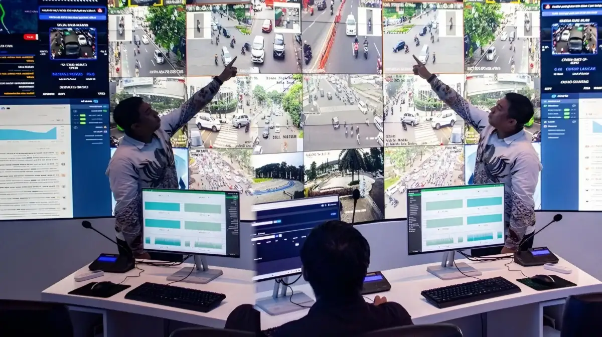 Bandung Kini Dipantau 200 CCTV AI, Pelanggaran Langsung Jadi Tilang Otomatis