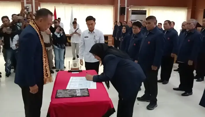 Eva Dwiana Resmi Pimpin KONI Bandar Lampung, Fokus Jaga Kesinambungan Pembinaan Atlet