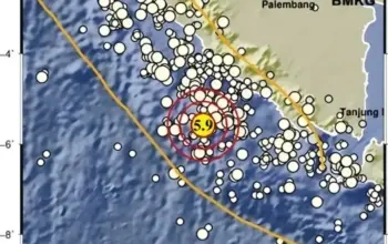 Gempa 5,9 SR Guncang Tenggara Enggano, Warga Bengkulu Diminta Waspada