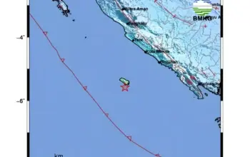 Gempa M5,9 Guncang Pantai Selatan Bengkulu, BMKG Pastikan Tak Berpotensi Tsunami