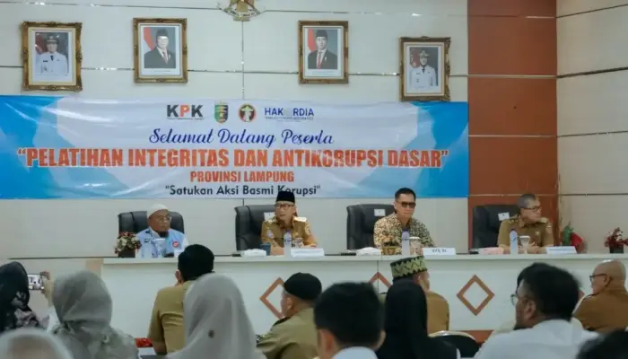 Peringati HAKORDIA 2025, Gubernur Lampung Buka Pelatihan Integritas dan Anti-Korupsi Dasar di BPSDM