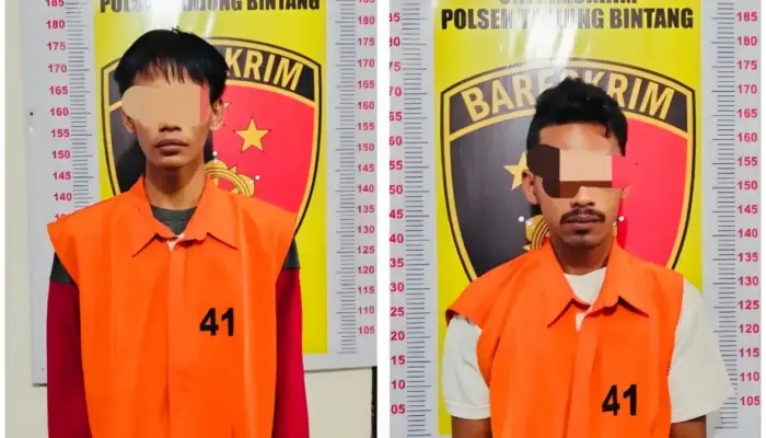 Dua Pemuda Trimulyo Ditangkap Polsek Tanjung Bintang Usai Curi Kambing Warga Sukanegara