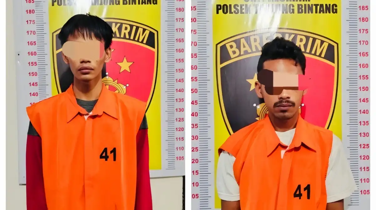 Kedapatan Mencuri Kambing di Sukanegara, Dua Pemuda Trimulyo Ditangkap Polisi Tanjung Bintang