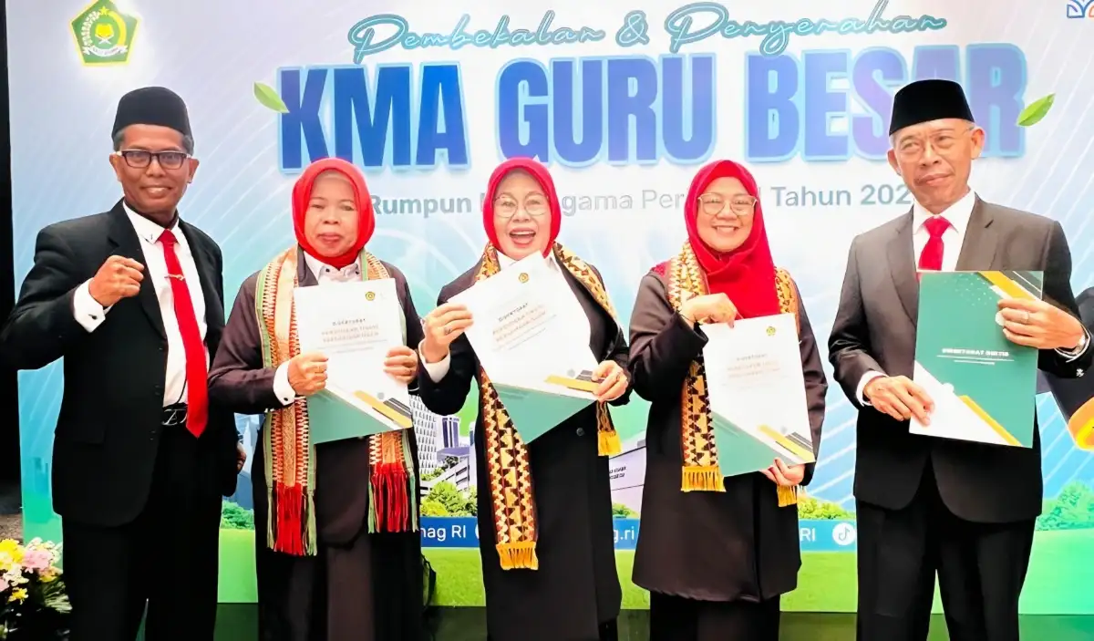 Lima Guru Besar Baru Dikukuhkan, UIN Raden Intan Lampung Genapi 51 Profesor