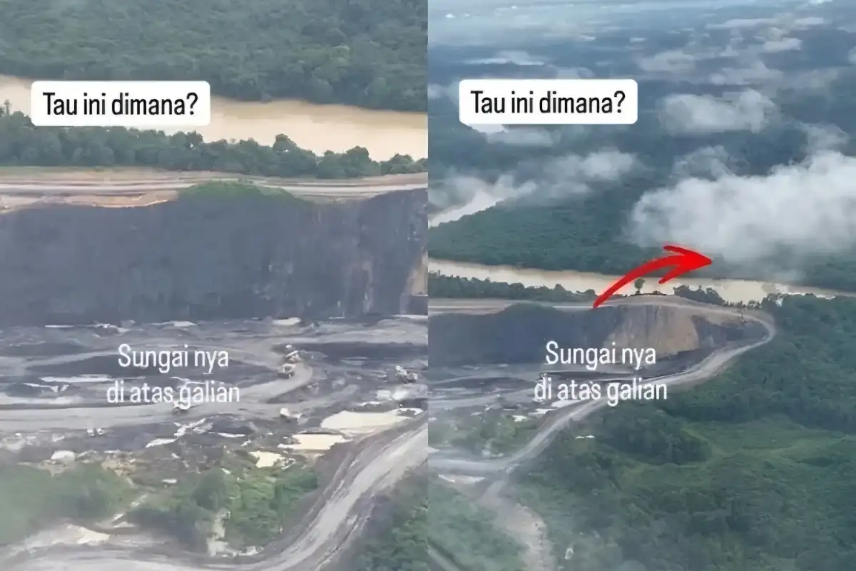 Mengerikan! Tambang Batu Bara di Berau Ternyata Berada di Bawah Aliran Sungai Kelay