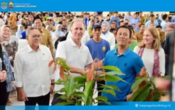 Menko Pangan Dorong Smart Agroforestry di Lampung Selatan, 7.000 Bibit Kopi dan Kakao Disalurkan 8 Menko Pangan Distribusikan 7.000 Bibit Kakao dan Kopi untuk Percepatan Smart Agroforestry di Lampung Selatan