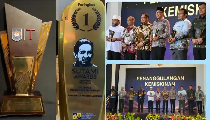 Pemprov Lampung Raih Dua Penghargaan Nasional Berkat Tata Kelola dan Kolaborasi yang Mumpuni